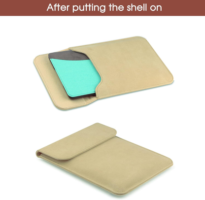 Universal Sleeve Case for 6"，6.8", Kindle Paperwhite/Colorsoft/Signature Edition 2024-2012 Sleeve Bag Pouch Cover for 6-6.8'' Kobo/Tolino/Pocketbook 6-inch ebook Reader,Khaki