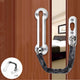 Extra thick door chain lock, stainless steel security chain lock, door chain, anti-theft buckle, door lock, heavy-duty latch lock, door lock chain for home