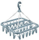 Sock Dryer - Clothesline - 32 Clips - Sock Hanger - Wasrek - Wasrek - Carousel - Drying Carousel - Clothes Hanger - Sock Drying Rack - Blue