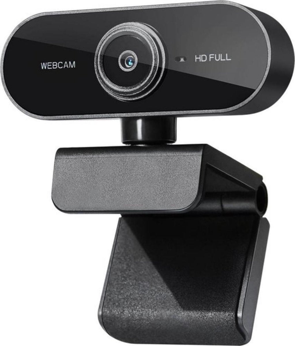 Full HD Webcam - 1080p - Webcam with Microphone - Computer - Laptop - Autofocus - Work from Home - Webcam for PC - USB - Black - Windows & Mac - Black Friday 2020 Deals