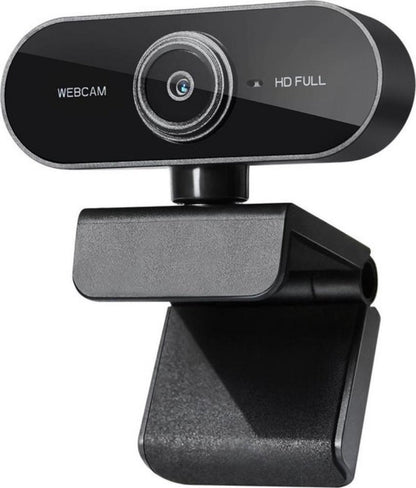 Full HD Webcam - 1080p - Webcam with Microphone - Computer - Laptop - Autofocus - Work from Home - Webcam for PC - USB - Black - Windows & Mac - Black Friday 2020 Deals