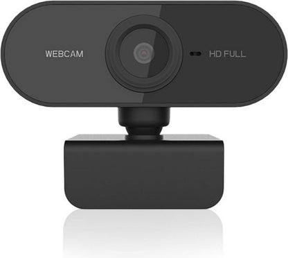 Full HD Webcam - 1080p - Webcam with Microphone - Computer - Laptop - Autofocus - Work from Home - Webcam for PC - USB - Black - Windows & Mac - Black Friday 2020 Deals