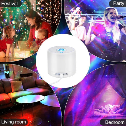 Projector - Starry Sky Projector - Starry Sky Lamp - Night Light Projector - With adjustable speed and brightness - With remote control - For decorating bedrooms, children's rooms, and adults' rooms