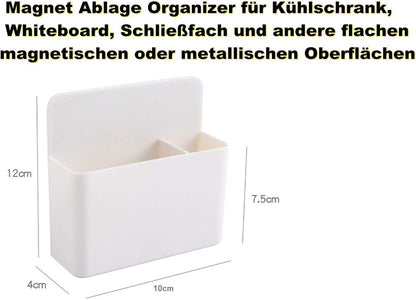 Pen holder - Pen holder - Magnetic whiteboard marker holder - Storage box - Storage box for cooler, school, home, office - Wit