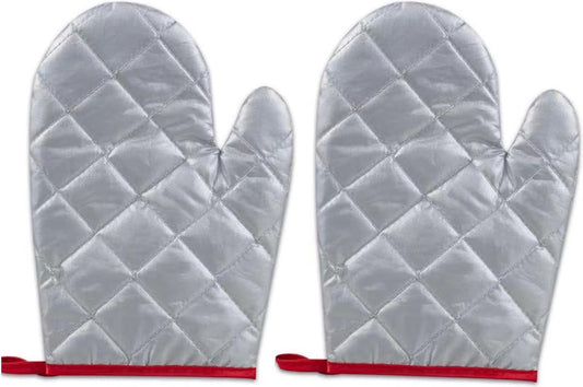 Ironing gloves for garment steamers, set of 4, flexible, steam-resistant, heat-resistant, waterproof, for garment steamers - Silver2