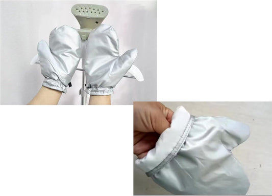 Steam ironing gloves, set of 4, flexible, steam-resistant, heat-resistant, waterproof, for garment steamers - Silver1