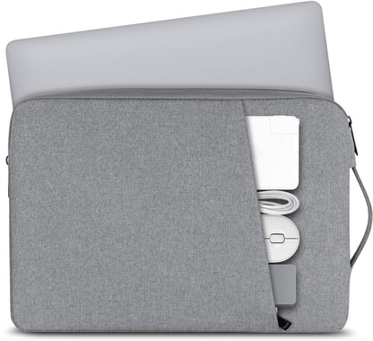 15.6-inch Laptop Sleeve - Protective Case - Laptop Storage Bag - Shockproof - Scratch-resistant - Splash-proof - Gray
