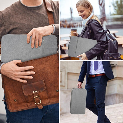 15.6-inch Laptop Sleeve - Grijs - Waterproof - Shockproof - Scratch-resistant - Splash-proof - Laptop Sleeve - Grijs