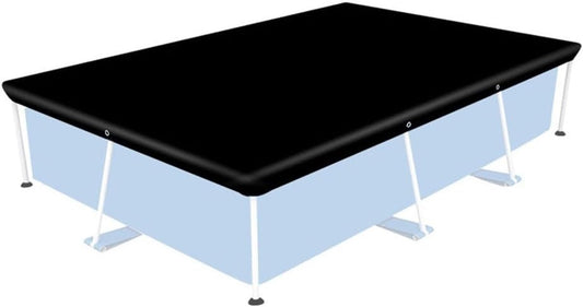 Waterproof cover - Dust cover - Outdoor pool cover 221 x 150 cm Black Oxford fabric - UV protection - Waterproof, heat-reflective - Dust cover