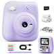 48MP Kids Digital Camera with Instant Print, 1080p FHD, 10x Zoom, 32GB Memory Card, 3-inch Screen, Purple