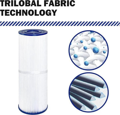 2-pack Pool Filter Cartridges Compatible with Unicel C-4326 Pleatco PRB25-IN Filbur FC-2375, 25 Square Feet