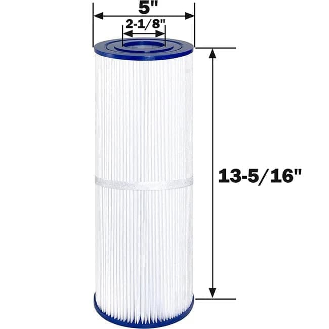 2-pack Pool Filter Cartridges Compatible with Unicel C-4326 Pleatco PRB25-IN Filbur FC-2375, 25 Square Feet