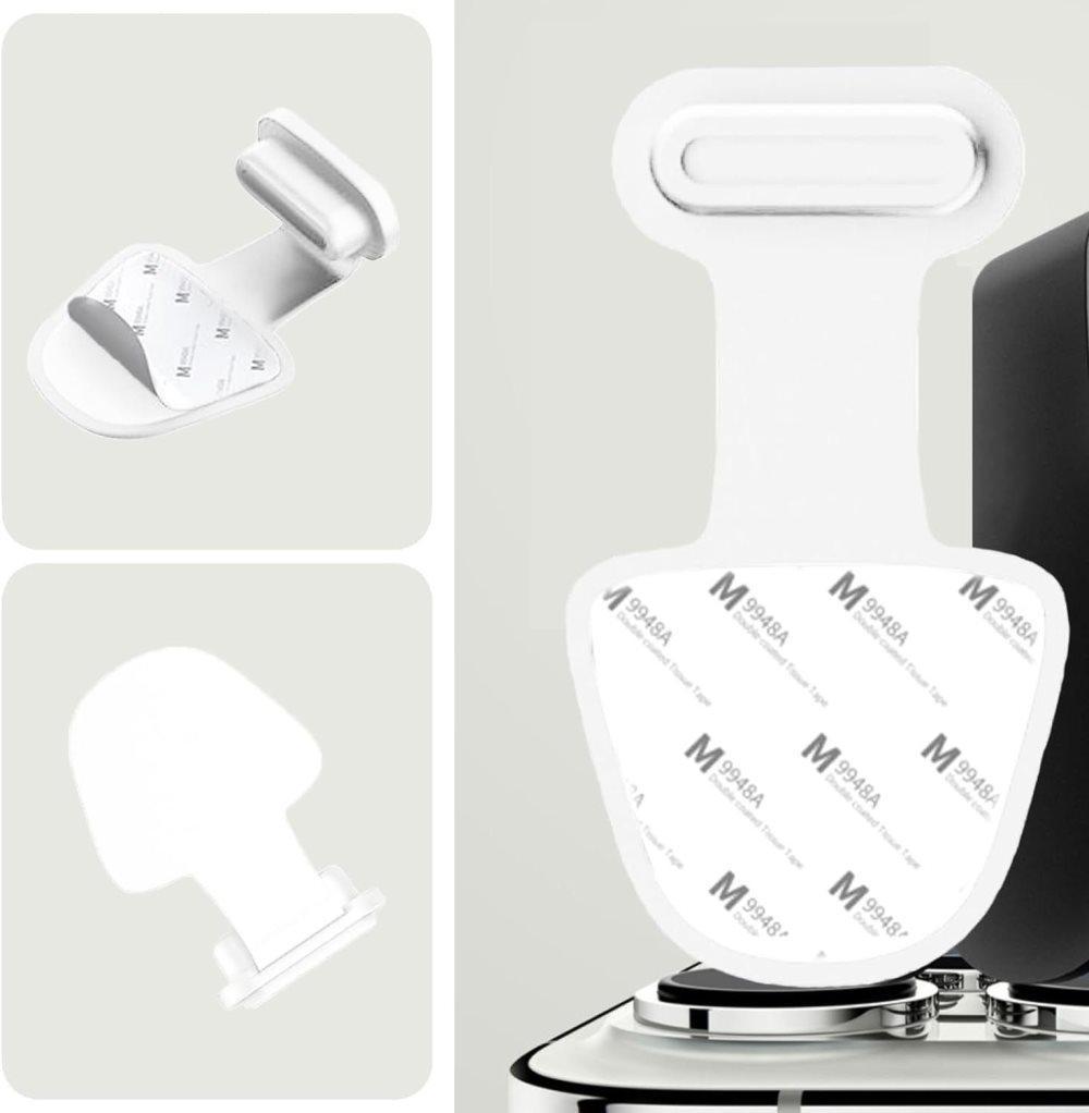 8-pack Dust Plugs Compatible with USB-C and Lightning Phones, Transparent Dust-Proof Durable Contact Protectors