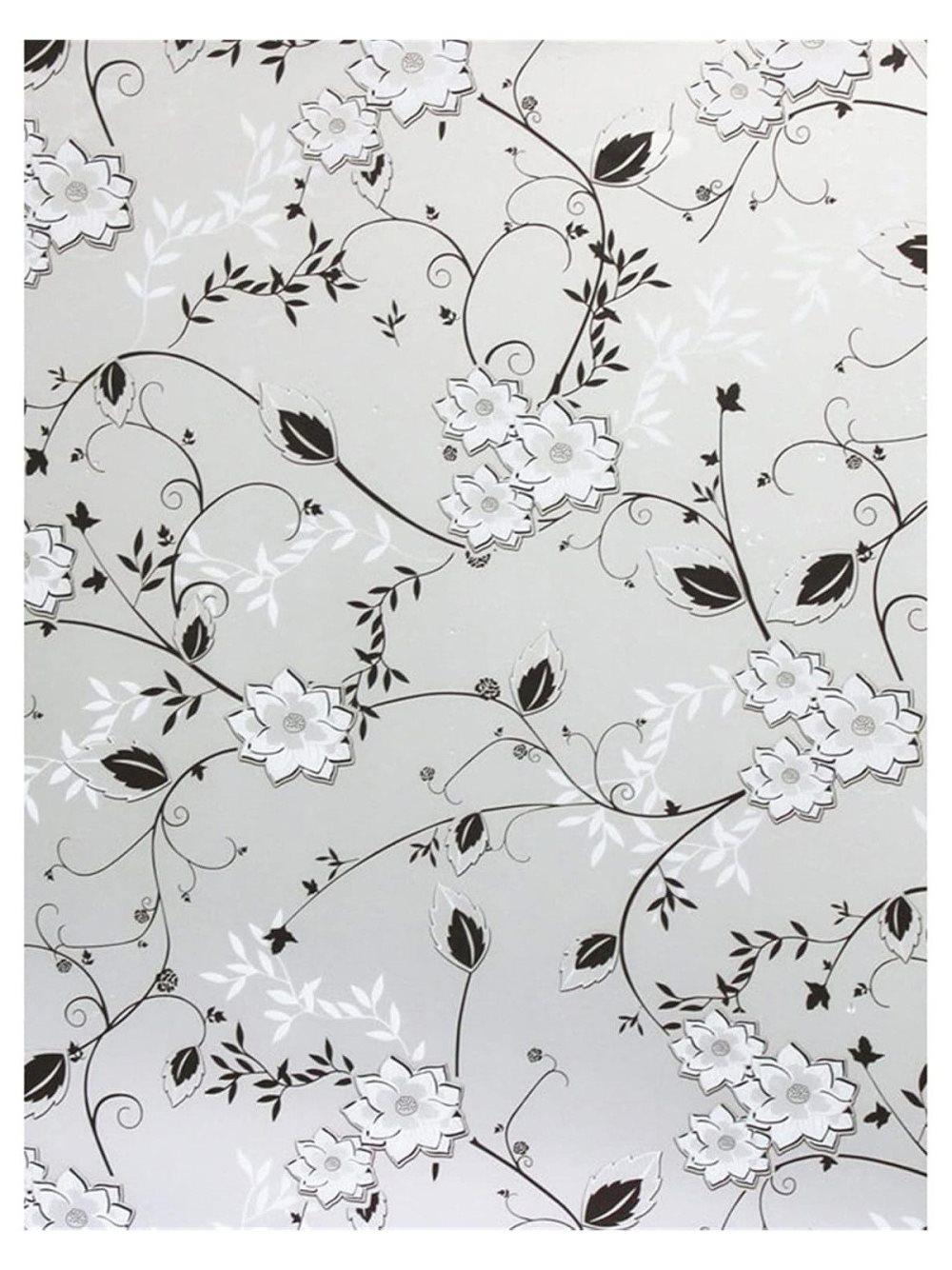 Frosted window film self-adhesive privacy protection UV protection decorative plastic for glass, 60cmx3m
