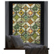 Static Cling-Free Decorative Window Film with Stained Glass Effect, Self-Adhesive Frosted Privacy Protection Film, 45cm x 500cm