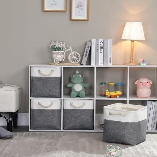 33 Storage Basket Cube for Clothes & Toys, 33x33x33 cm, perfect for home use