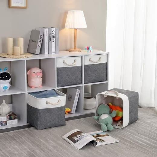 33 Storage Basket Cube for Clothes and Toys, 33x33x33 cm, Perfect for Home Use