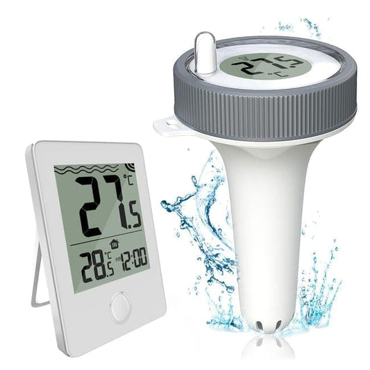 Floating Pool Thermometer Wireless with LED Display IPX8 Water Resistant, for Pool and Spa