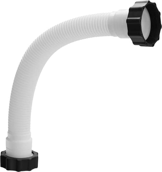 2-Pack Pool Sand Filter Pump Hoses, 15.8 Inch, Replacement for Above-Ground Pool Brine Filter Pumps