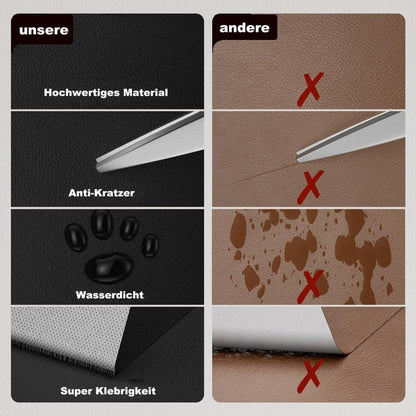 30 cm x 137 cm Self-adhesive Repair Patch for Artificial Leather Fix Dekor, Yellow