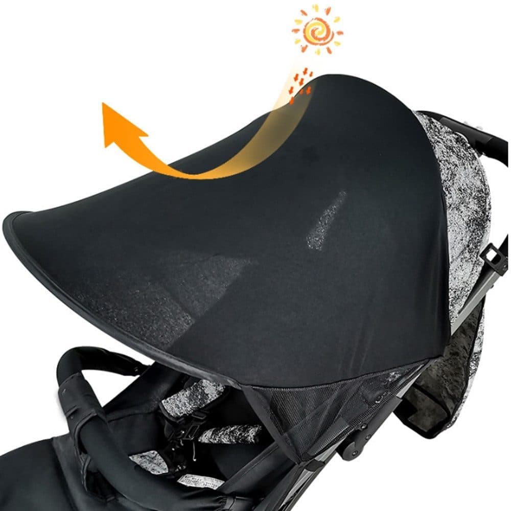 UPF50+ Stroller Cover Sun Protection Breathable Comfortable, Fits Most Strollers and Highchairs