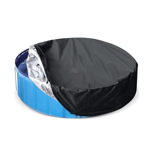 1 Round Pool Cover, 162x30cm, for Children, Sandbox & Toys Protection, Sun Protection, Dog Pool Cover