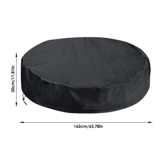 1 Round Pool Cover, 162x30cm, for Children, Sandbox & Toys Protection, Sun Protection, Dog Pool Cover