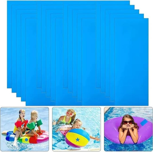 20 pcs PVC Pool Repair Kit, Self-Adhesive Waterproof Patches for Pools and Inflatables
