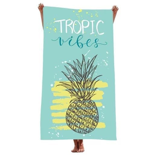 XXL Microfiber Beach Towel, Quick-Drying Lightweight Bath Towel for Beach, 70x140 cm