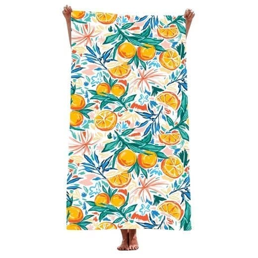 70x140 cm XXL Microfiber Beach Towel, Quick-Drying Lightweight Bath Towel for Beach