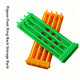 Pigeon Leg Ring Holder (Plastic) Size: 70*195mm Color: Yellow for Pigeons (2pc)
