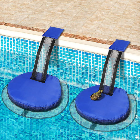 Pool Animal Escape Ladder (PVC) Size: 330*280*30mm Color: Blue for Birds Outdoor Use (1pc)
