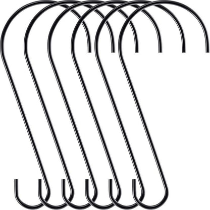 Hanging Multi-functional S Hook (Metal) Size: 305mm Color: Black for Birds (1pc)