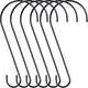 Hanging Multi-functional S Hook (Metal) Size: 305mm Color: Black for Birds (1pc)
