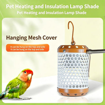Heated Heating Lamp (ceramics) Size: 60*70mm Color: Black for Parrots (1pc)