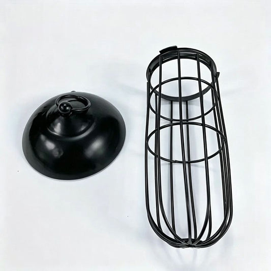 Hanging Bird Feeder (Metal) Size: 100mm*190mm Color: Black for Birds Outdoor Use (1pc)