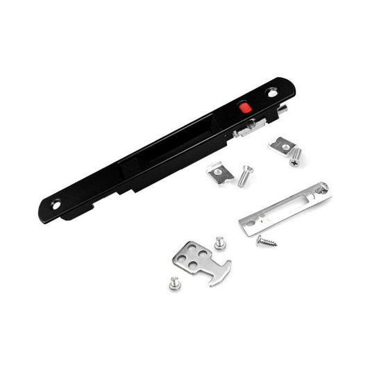 2 Pack Sliding Bay Lock Latch, Single Sided Hook Lock for Sliding Door and Window