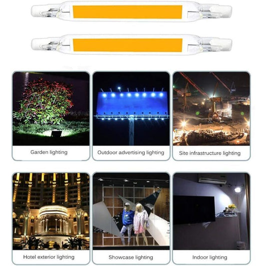 R7S LED Bulb, 78 mm 230V 5W Warm White, Non Dimmable COB Linear Lamp