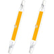2 Pack R7S LED Bulb, J78 78 mm 5W 3000K Warm White 500LM, Non Dimmable, Replaces 40W 50W Halogen