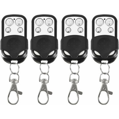 4 Pack Universal Electric Garage Door Remote Control, 433 MHz