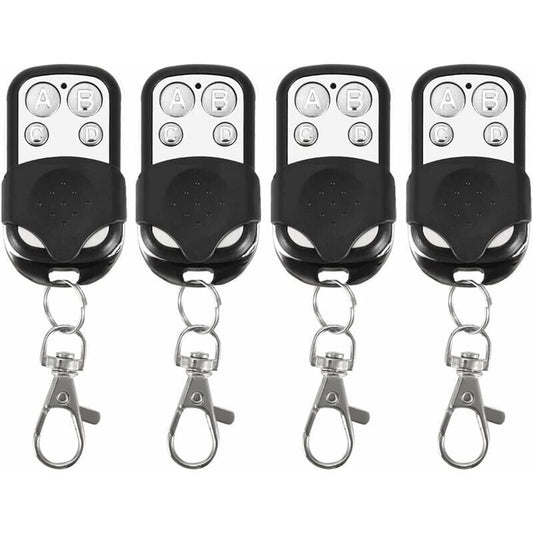 4 Pack Universal Electric Garage Door Remote Control, 433 MHz