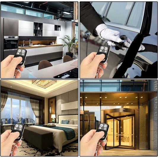 4 Pack Universal Electric Garage Door Remote Control, 433 MHz