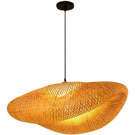 Wicker Hanging Lamp with E27 Base, 40 cm