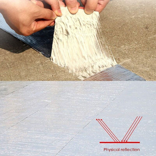 Butyl Aluminum Waterproof Sealing Tape Self Adhesive Leak Repair Tape, 50 mm x 5 m