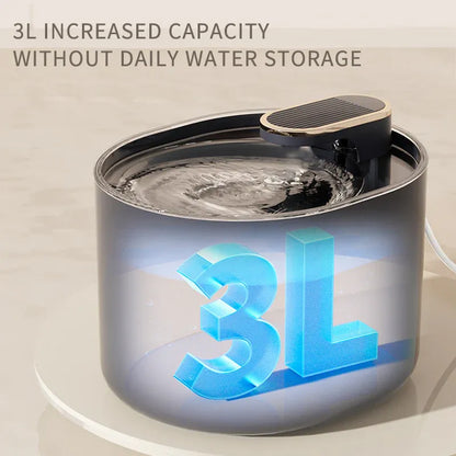 Automatic Cat Water Fountain USB Water Feeder Bowl with 6 Filter Cartridges, Berlin Blue, Regular Edition