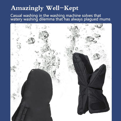 Stroller Hand Muff - Waterproof and Frost-Resistant - Extra Thick and Warm - Black - Unisex Stroller Accessory