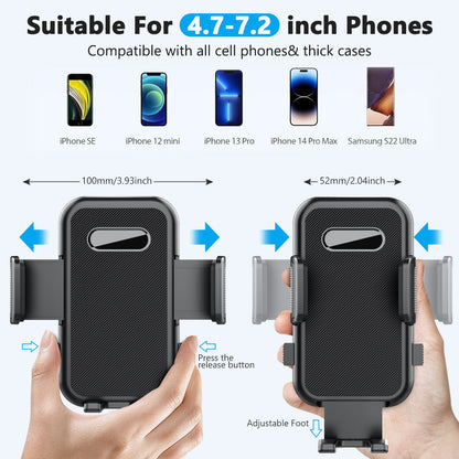 ML-236 Universal Car Phone Holder, Suction Mount for Dashboard and Windscreen