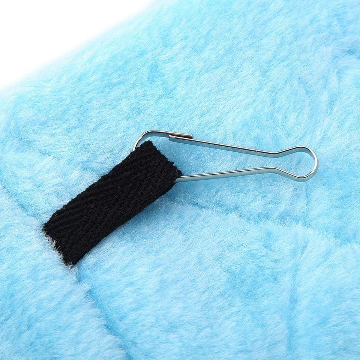 1 Piece Plush Parrot Hammock Winter Warm Hanging Bed Blue