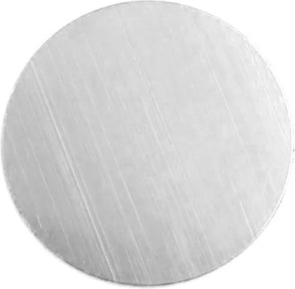 2oz Metal Round Plate For Phone | Self-Adhesive Magnetic | Phone Holder | Phone Sticker | Metal Phone Plate | Round | Silver
