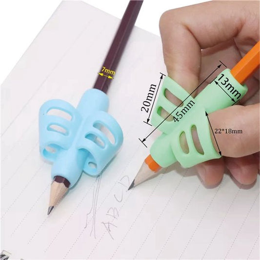 Pencil Grips | Finger Grip Writing Aids for Children & the Elderly | Pencil Holder | Pen Holder | Writing Aids | 2 Pieces
